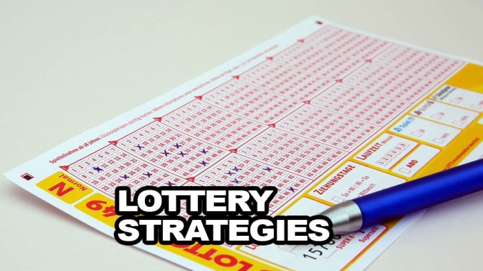 Lottery strategies winning pick Strategi Menang Lotre